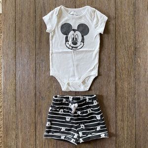 4/$20 Disney Mickey Mouse Jumping Beans 2 piece outfit